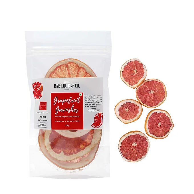 Bab Louie Dehydrated Grape Fruits Garnishes - 25gms Boozlo