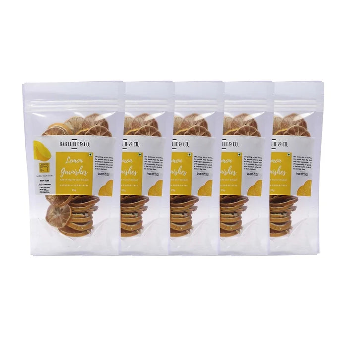 Bab Louie Dehydrated Lemon Garnishes - 50gms Boozlo