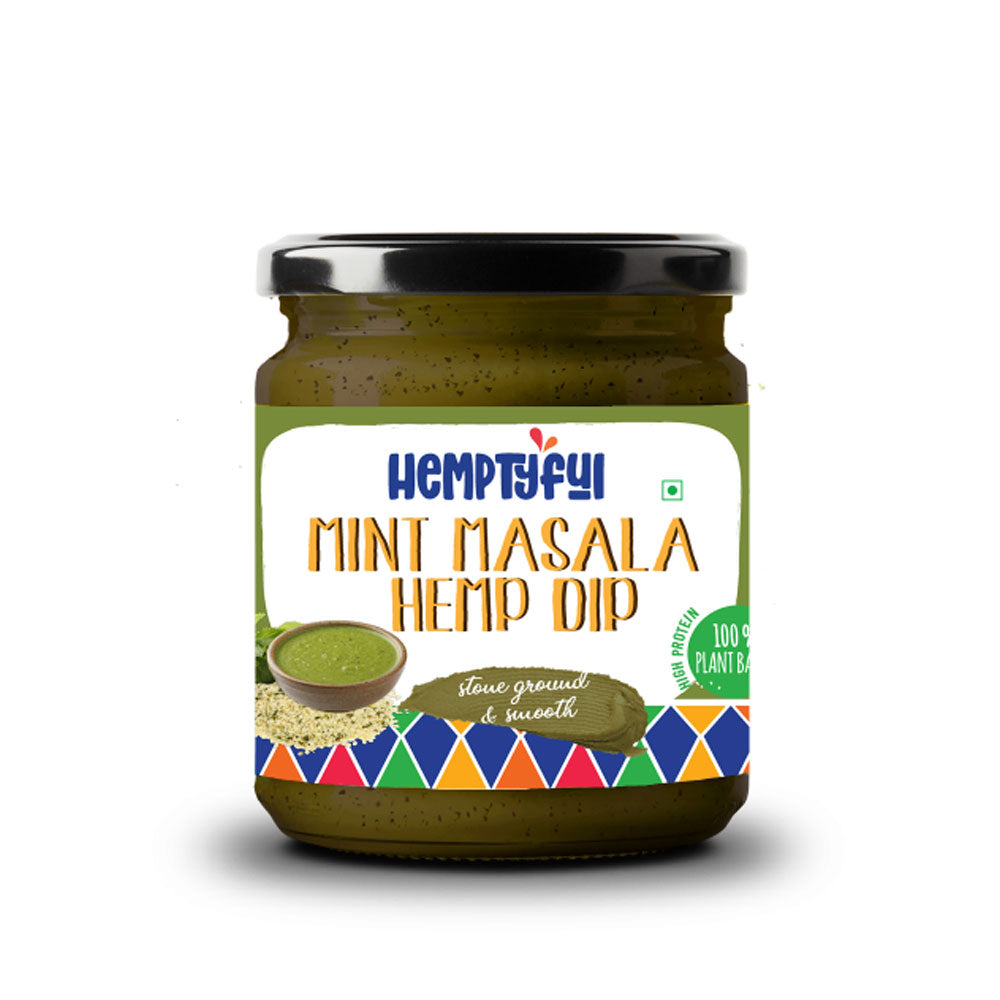 Hemptyful Mint Masala Hemp Dip 180gms-Boozlo