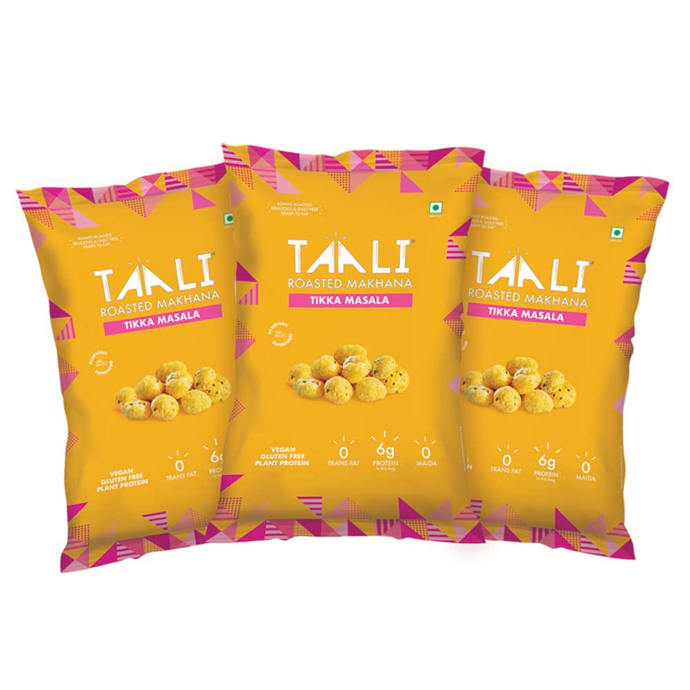 Taali Roasted Makhana Tikka Masala (60gms x 3)-Boozlo