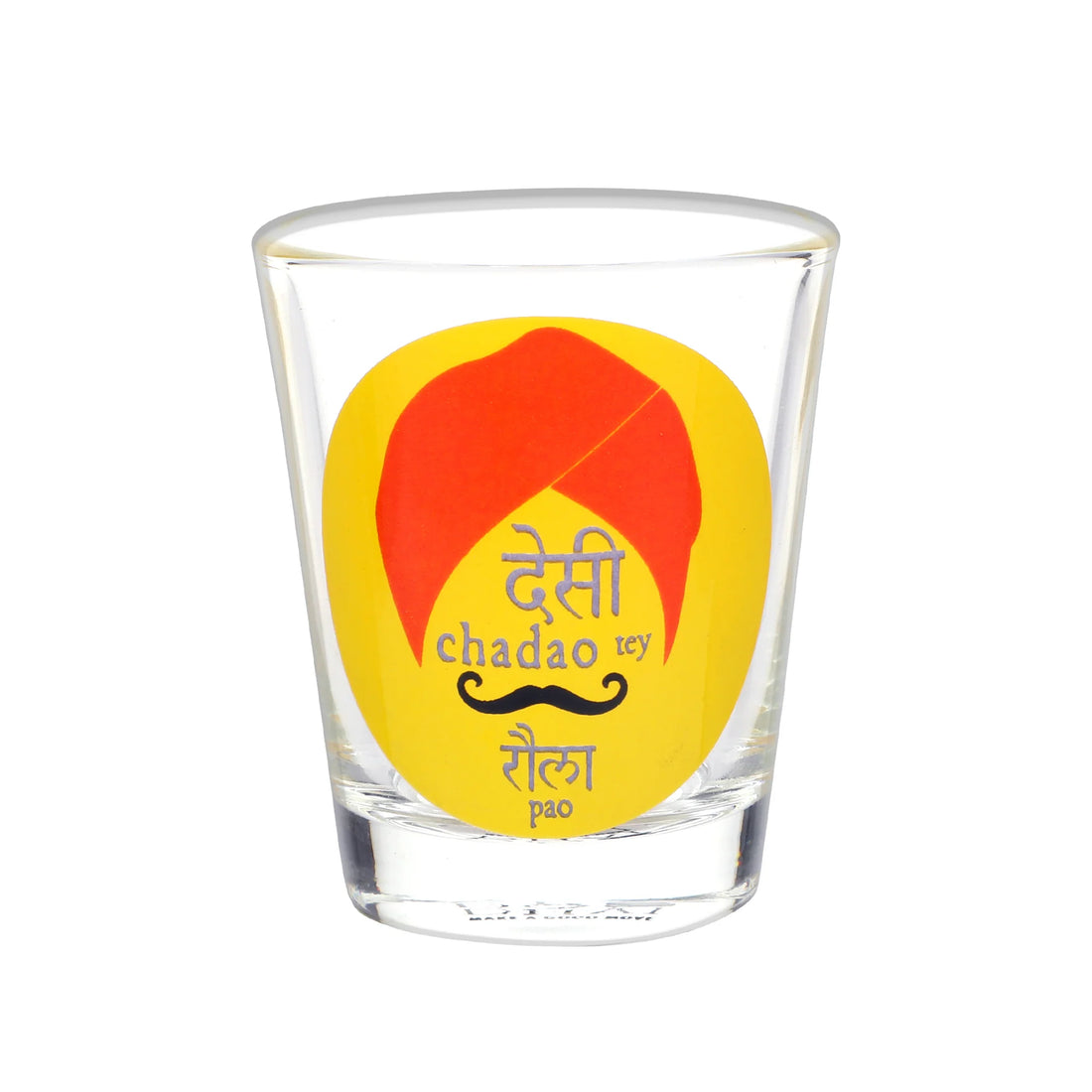 Ek Do Dhai Desi Chadao Shot Glass - 60ml (Set of 2)