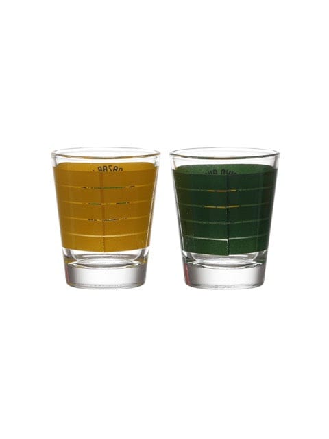 Ek Do Dhai Buri Najar Wale-Piyo Aur Peene Do Shot Glass - 60ml (Set of 2)