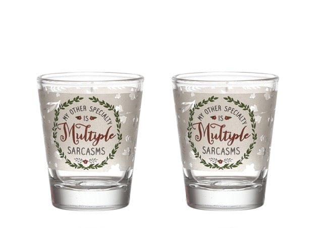 Multiple Sarcasms Shot Glass - 60ml (Set of 2)