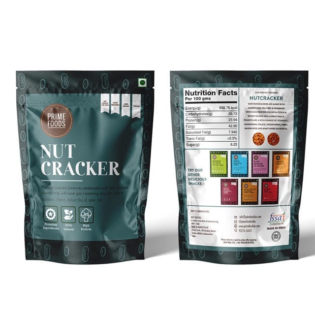 Prime Foods Nutcracker - 100gm (Pack of 4)-Boozlo