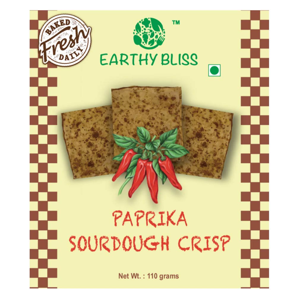 Earthy Bliss Paprika Sourdough Crisp-Boozlo