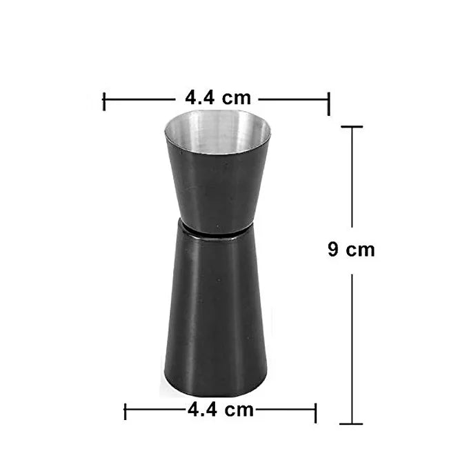 Measuring Cup Cocktail Jigger Mixing Measuring Cup for Club Party home ,  Black 